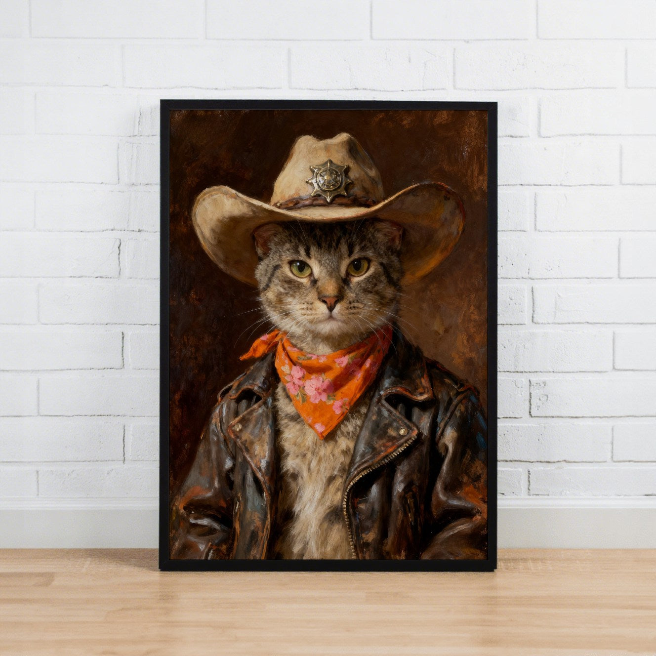Western Cowboy – Pet Lenticular Portrait