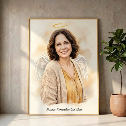 Heavenly Presence – Custom Angel Memorial Portrait