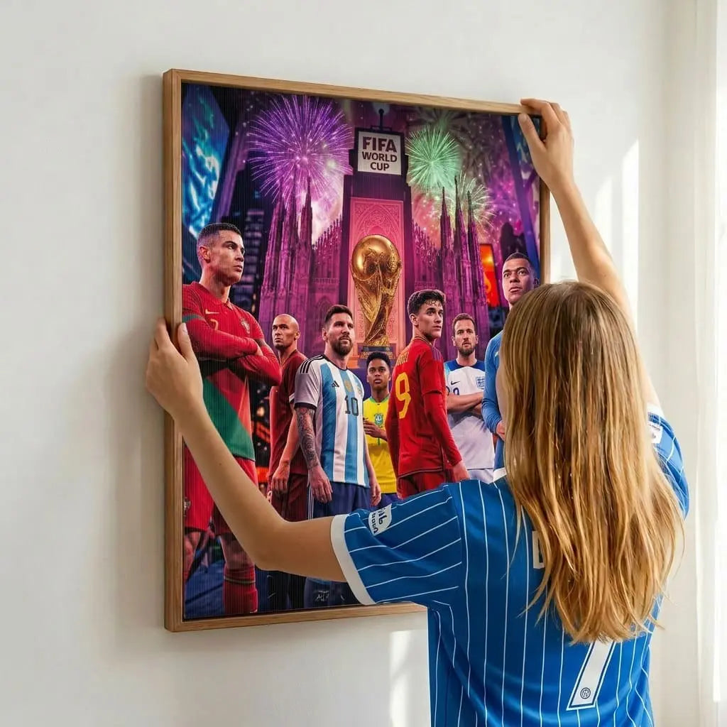 The Eternal Legend – Football Lenticular Portrait