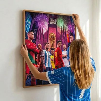 The Eternal Legend – Football Lenticular Portrait
