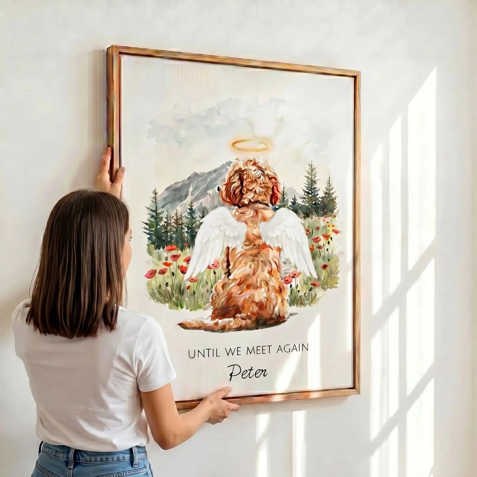 Celestial Paws – Custom Pet Lenticular Portrait
