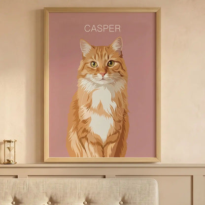 The Modern Aura – Custom Pet Lenticular Portrait