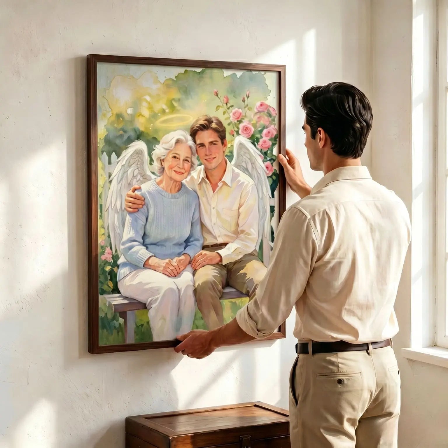 Always Together – Custom Family Angel Reunion Portrait
