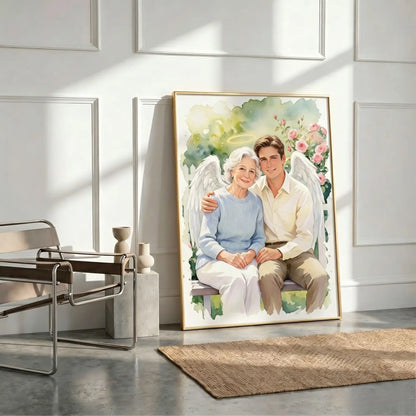 Always Together – Custom Family Angel Reunion Portrait