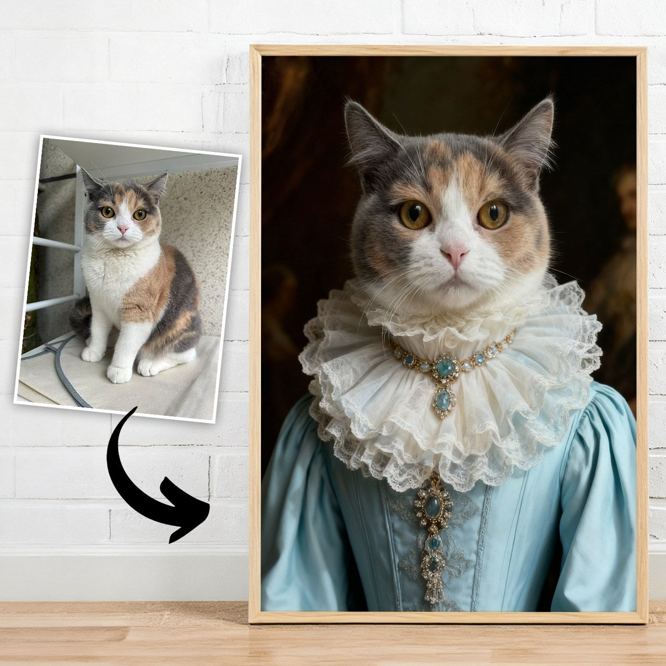 The Count - Pet Lenticular Portrait