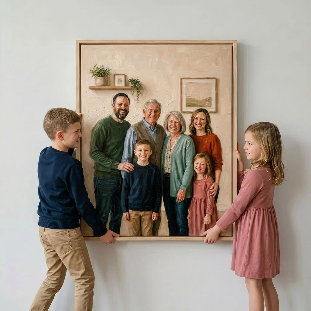 The Heritage – Custom Family Lenticular Portrait