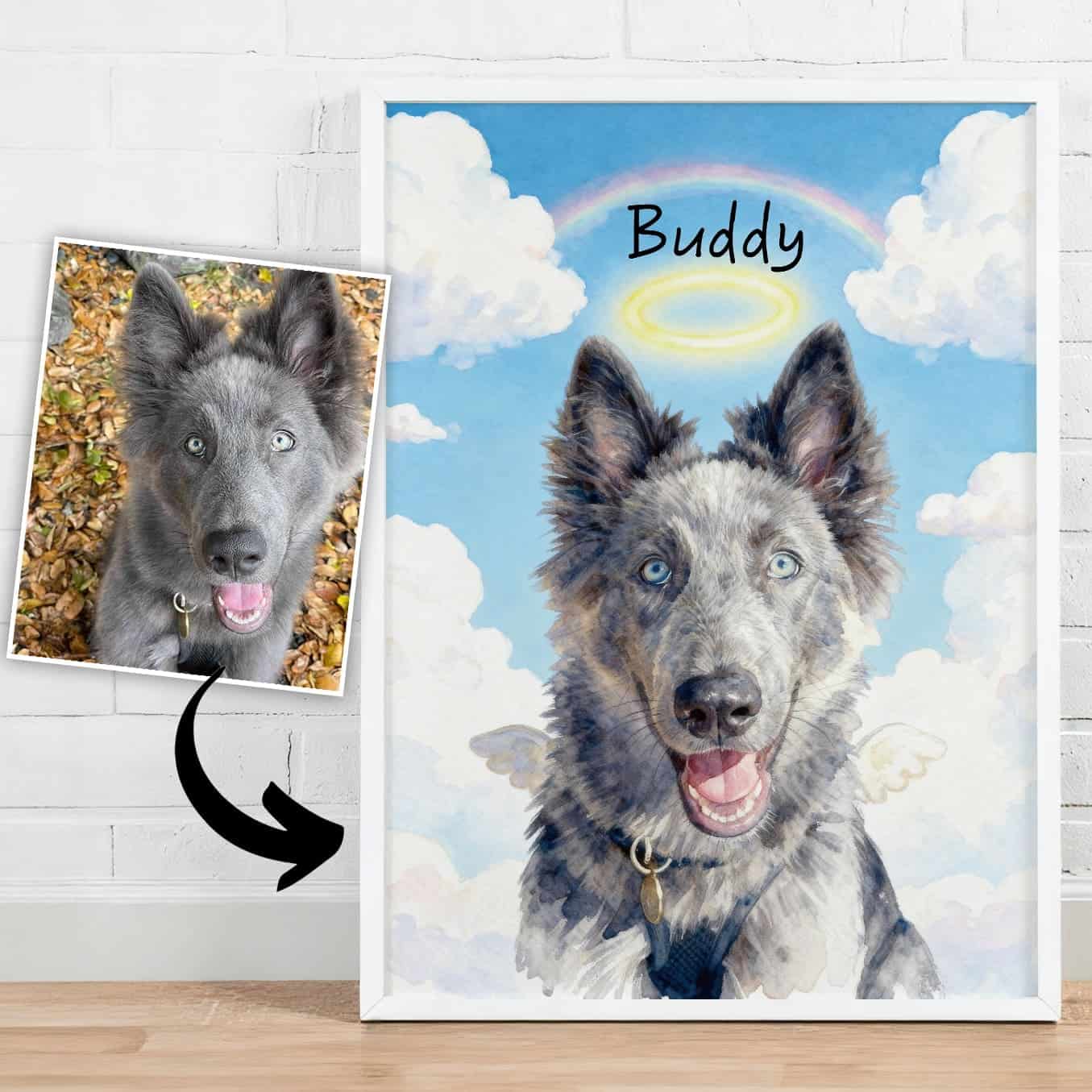 Memorial – Custom Pet Lenticular Portrait