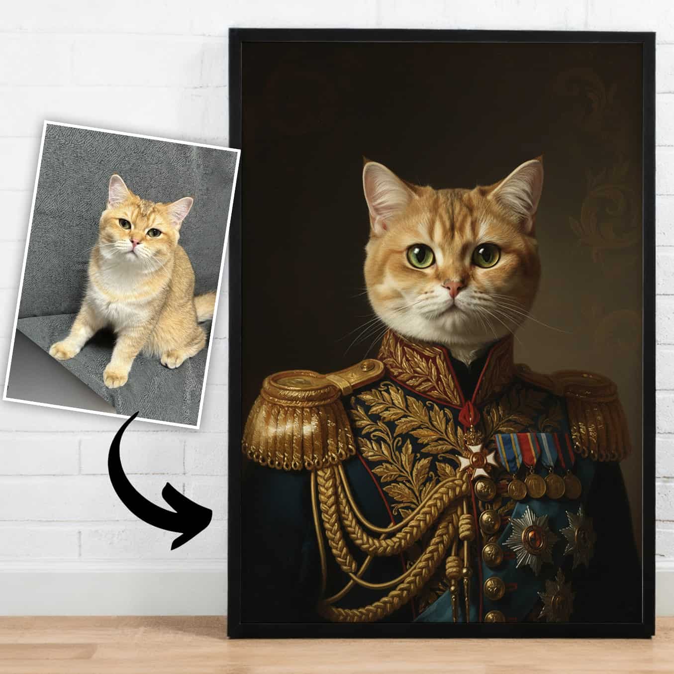 The General – Pet Lenticular Portrait
