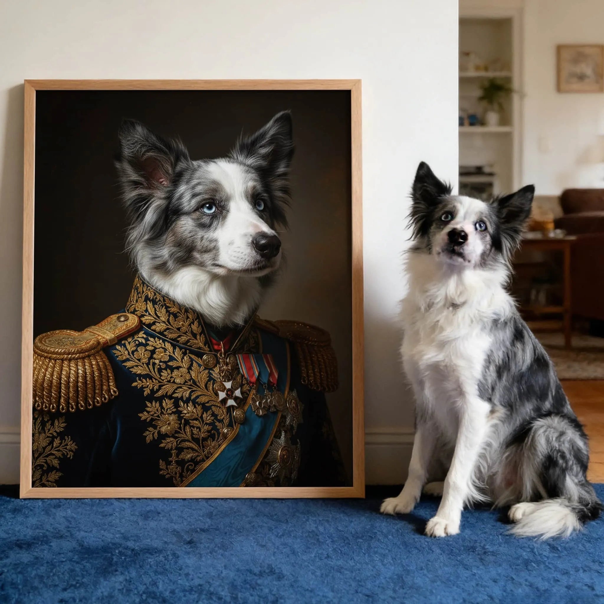 The General – Custom Pet Lenticular Portrait