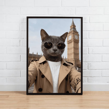 The Globetrotter– Custom Pet Lenticular Portrait