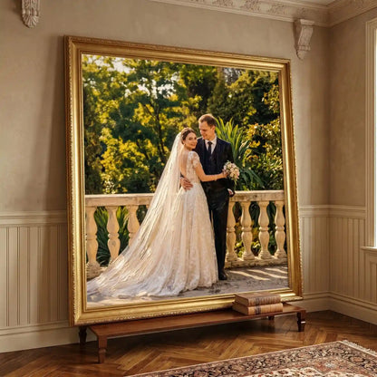 The Perfect Match – Custom Couple Lenticular Portrait