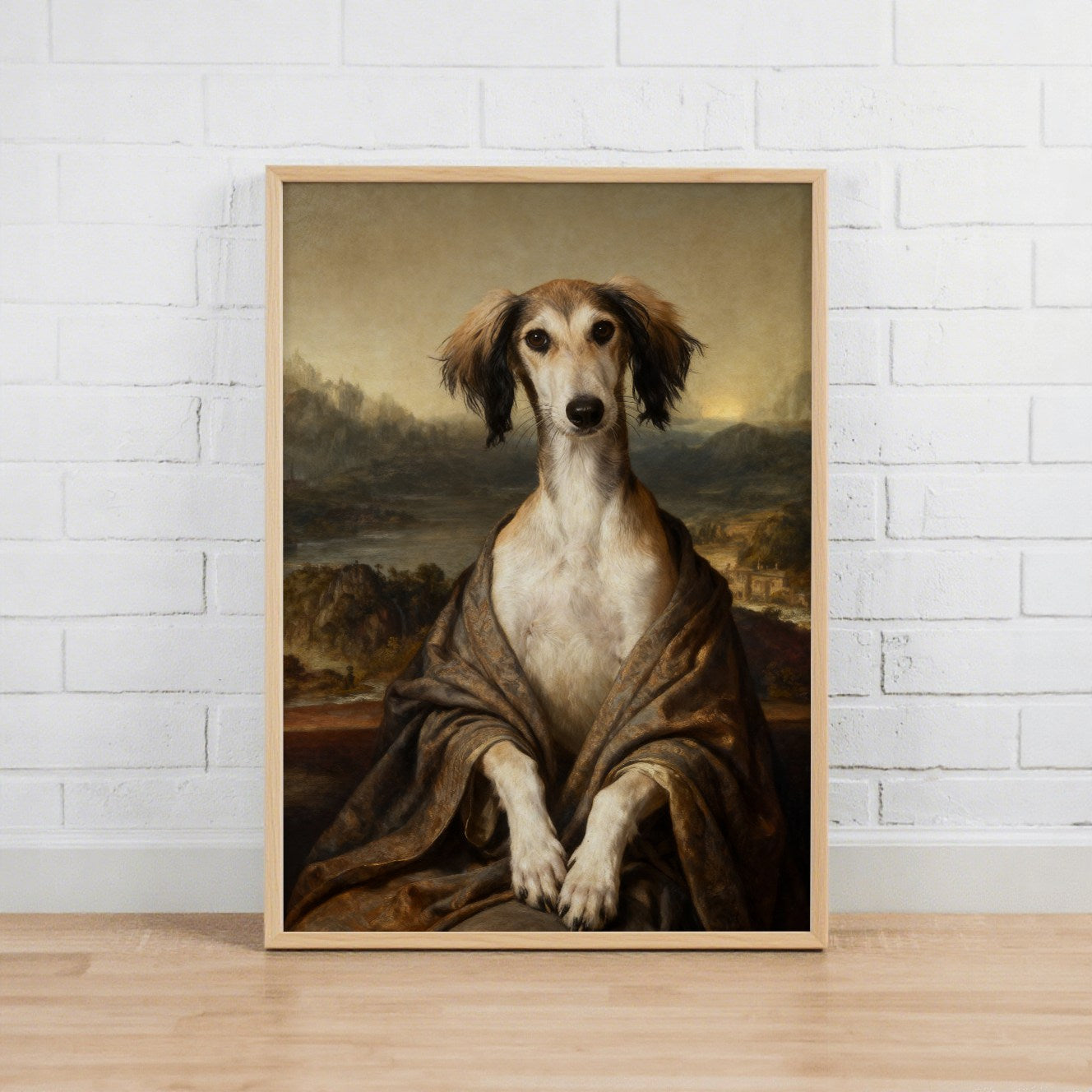 Famous painting –  Pet Lenticular Portrait