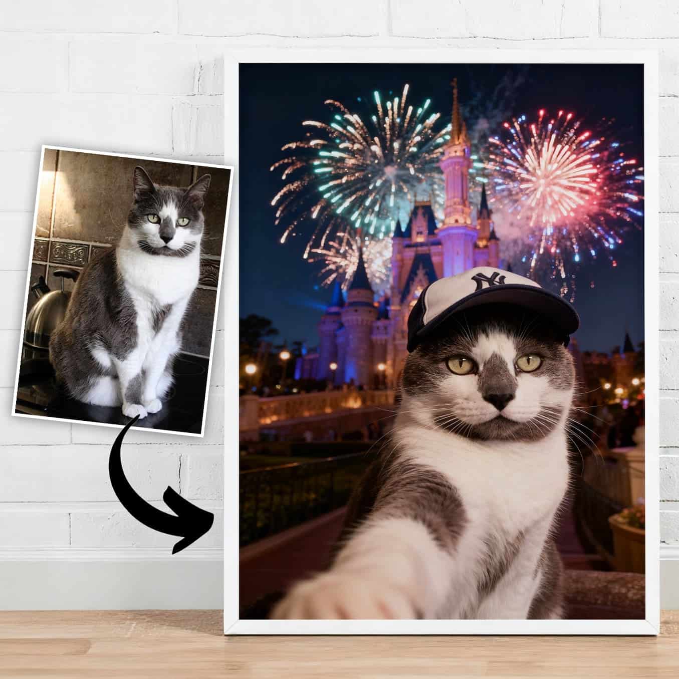 The City Explorer – Custom Pet Lenticular Portrait