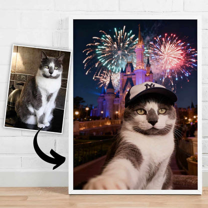 The City Explorer – Custom Pet Lenticular Portrait