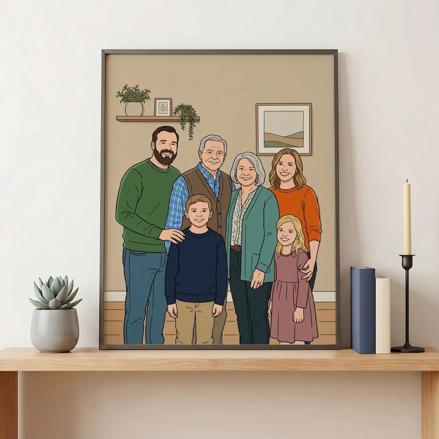 The Heritage – Custom Family Lenticular Portrait