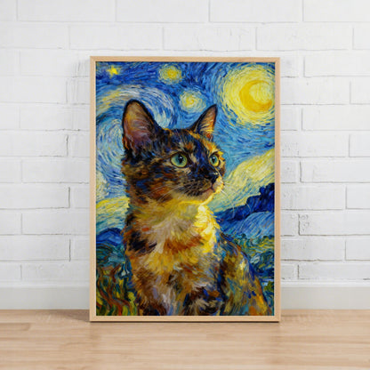 Famous painting –  Pet Lenticular Portrait
