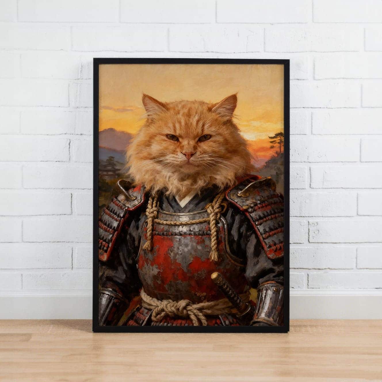 Samurai Spirit – Custom Pet Lenticular Portrait