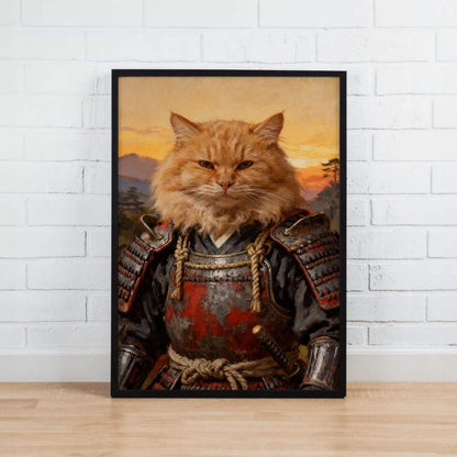 Samurai Spirit – Custom Pet Lenticular Portrait