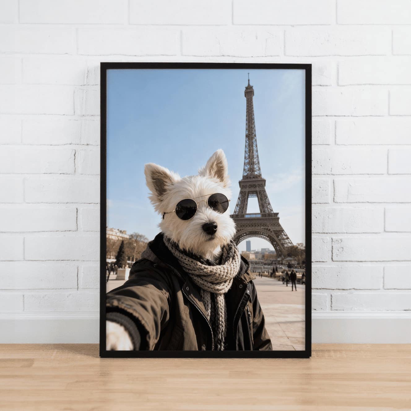 The Globetrotter– Custom Pet Lenticular Portrait