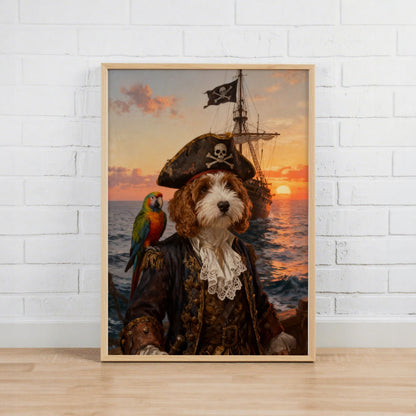 Pirate Captain - Pet Lenticular Portrait