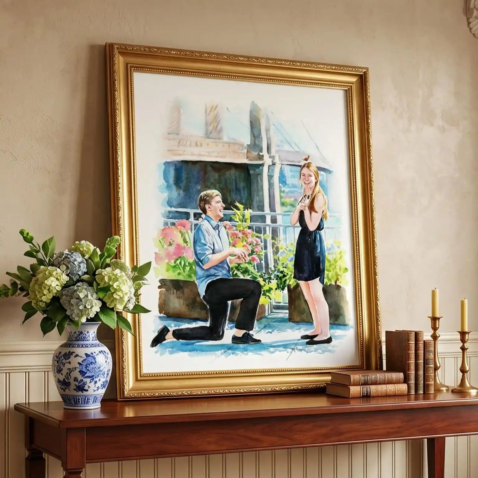 The Romance – Custom Couple Lenticular Portrait