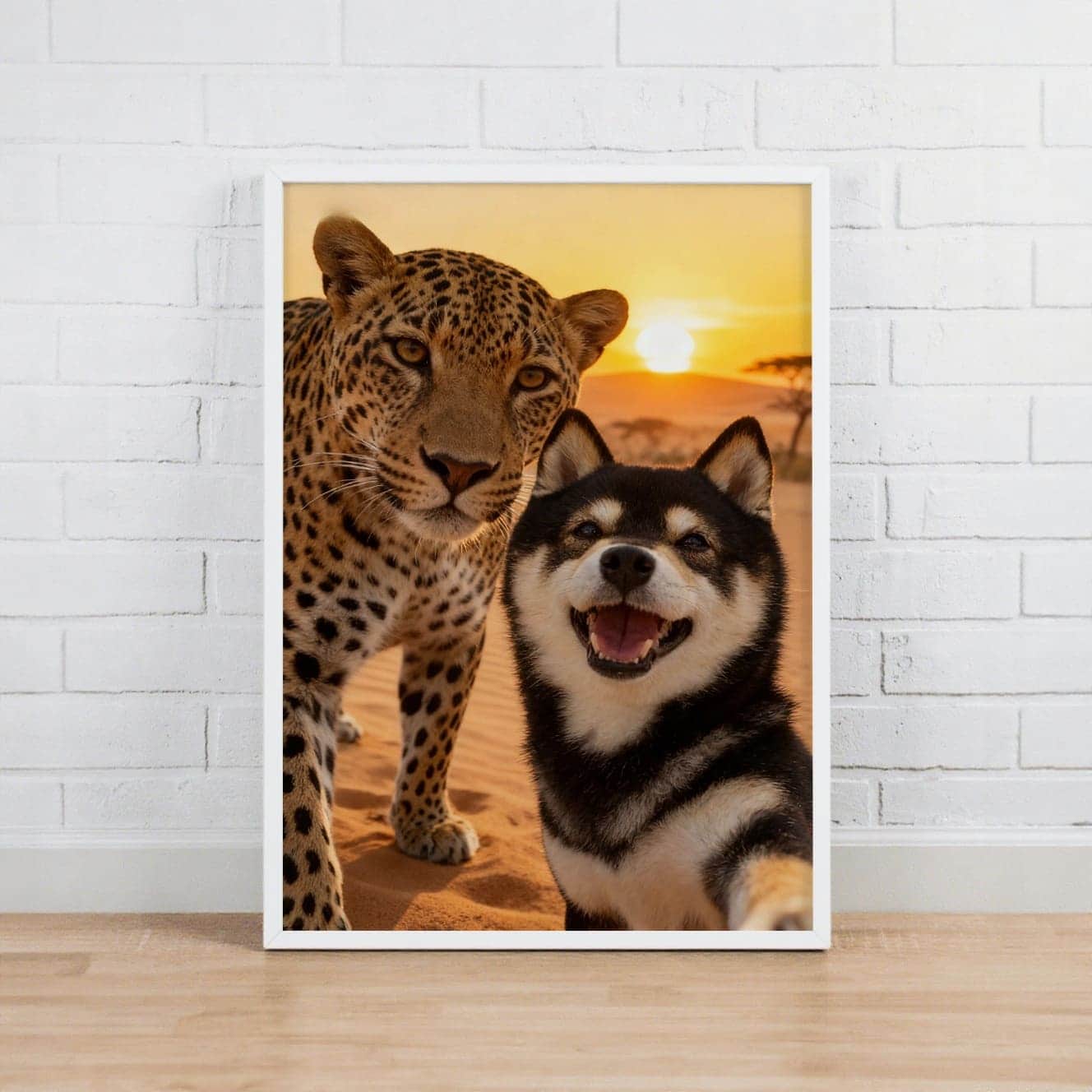 Safari Adventurer – Custom Pet Lenticular Portrait
