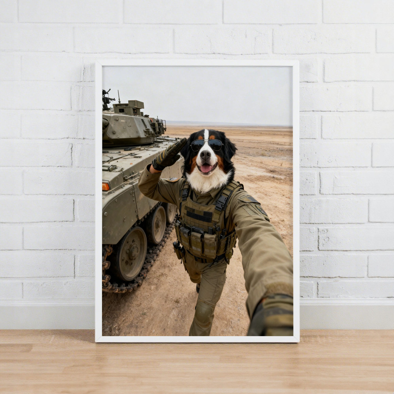 Soldier – Pet Lenticular Portrait