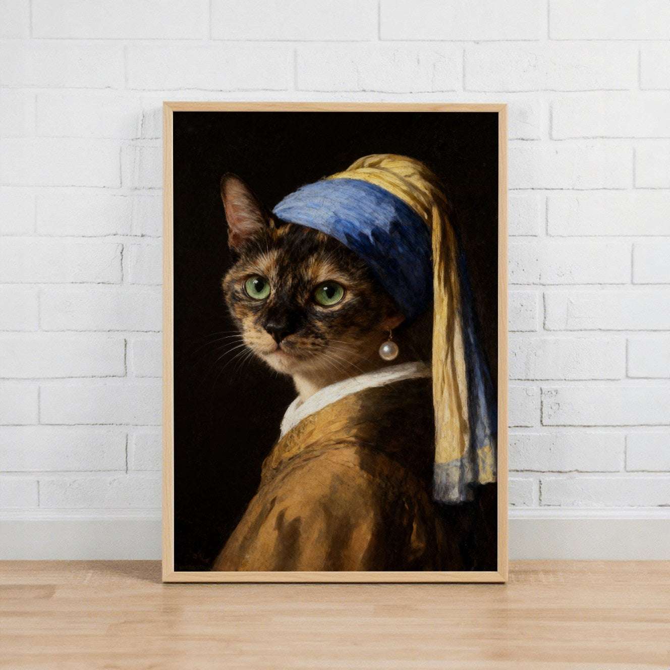 Famous painting –  Pet Lenticular Portrait