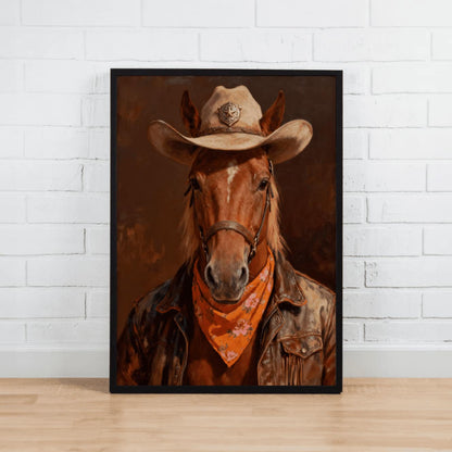 Frontier Cowboy – Custom Pet Lenticular Portrait