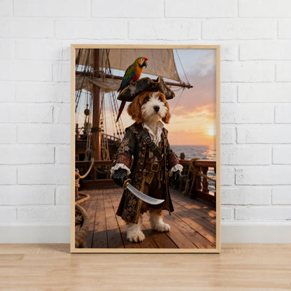 Pirate Captain - Pet Lenticular Portrait