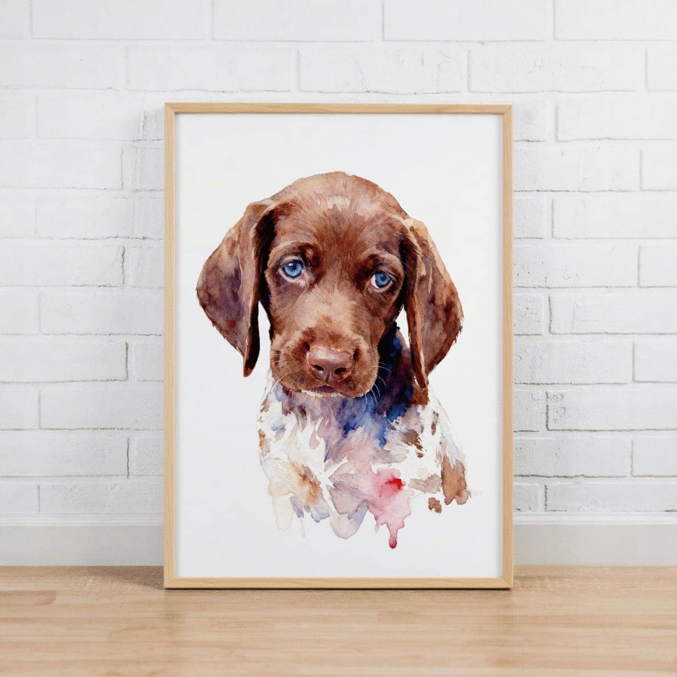 Watercolor – Custom Pet Lenticular Portrait