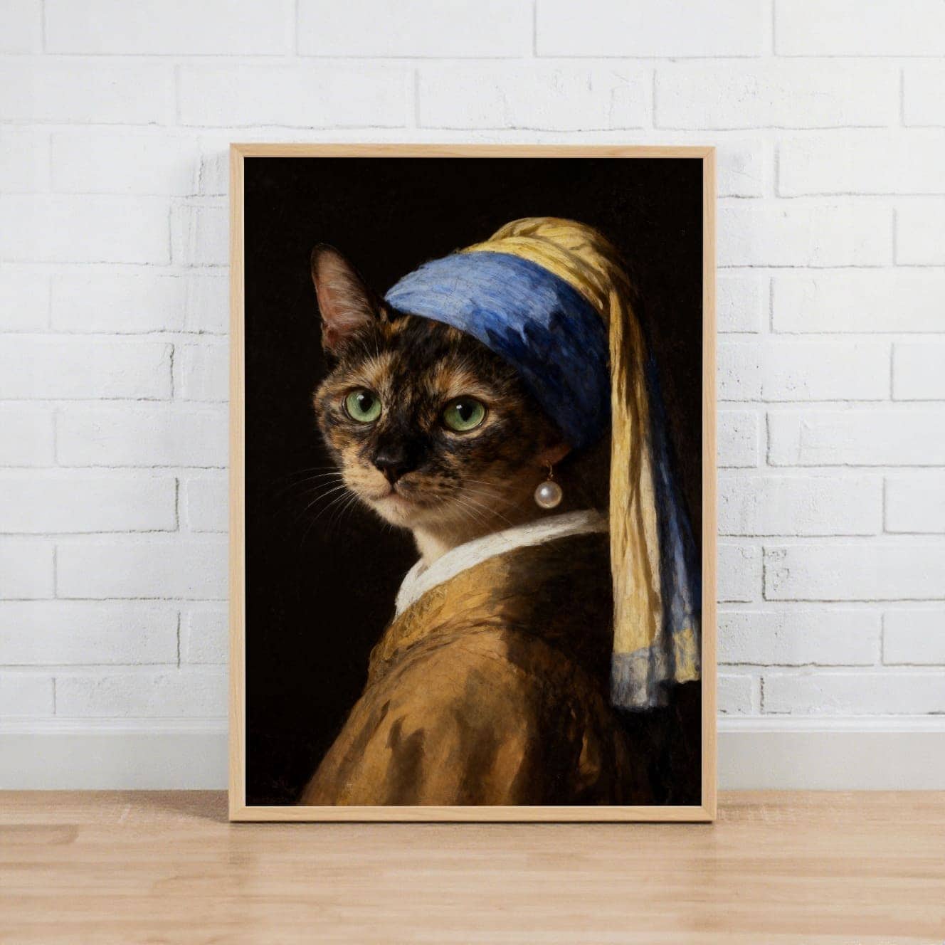 Classic Masterpiece –  Custom Pet Lenticular Portrait