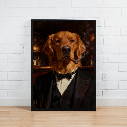 Godfather - Pet Lenticular Portrait