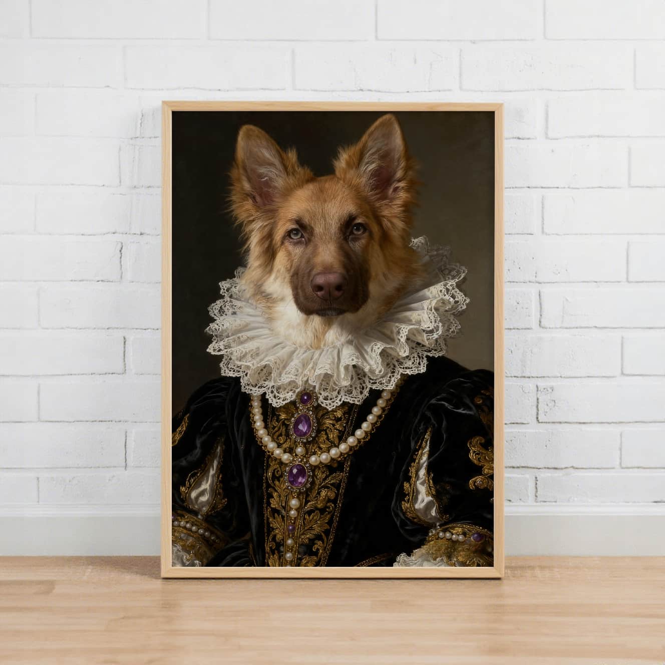 Renaissance Aristocratic – Pet Lenticular Portrait
