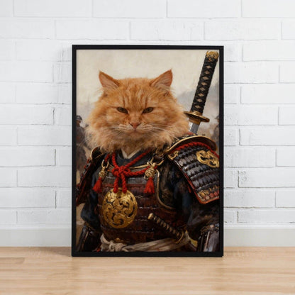 Samurai Spirit – Custom Pet Lenticular Portrait