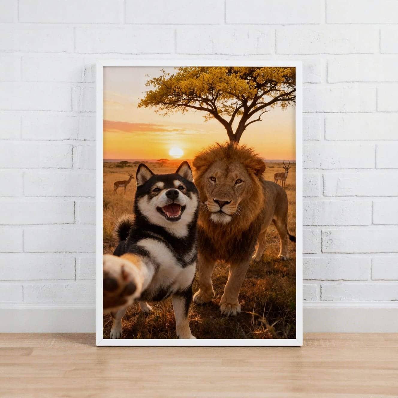 Safari Adventurer – Custom Pet Lenticular Portrait