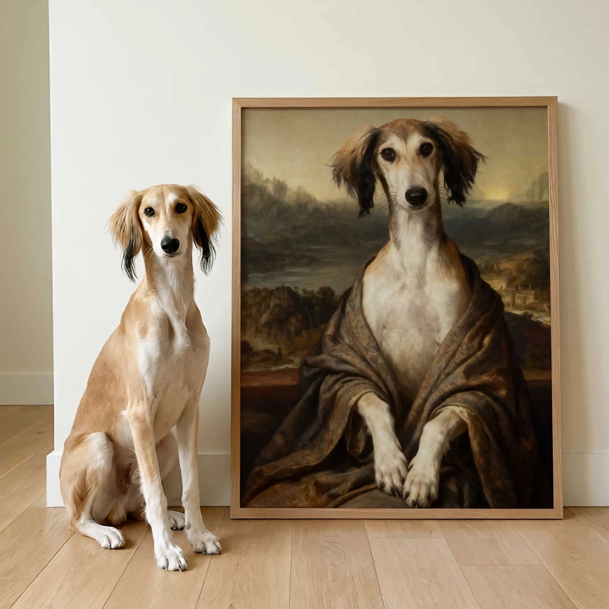 Classic Masterpiece –  Custom Pet Lenticular Portrait