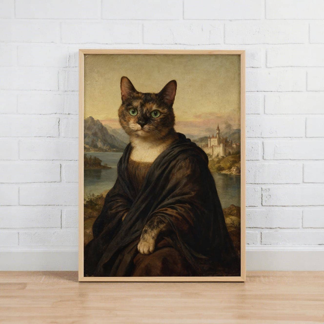 Classic Masterpiece –  Custom Pet Lenticular Portrait