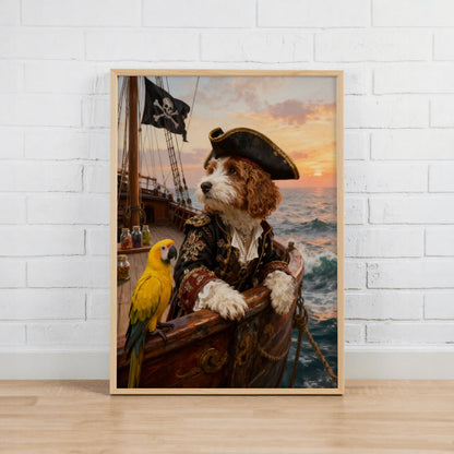 Pirate Captain - Pet Lenticular Portrait