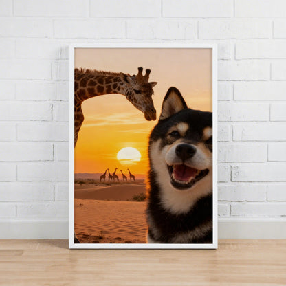 Big Grassland Selfie – Pet Lenticular Portrait