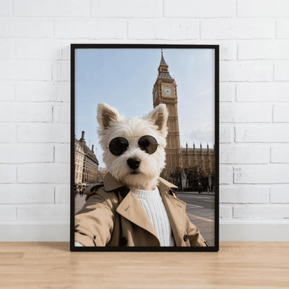 The Globetrotter– Custom Pet Lenticular Portrait