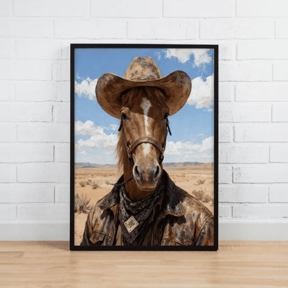 Frontier Cowboy – Custom Pet Lenticular Portrait