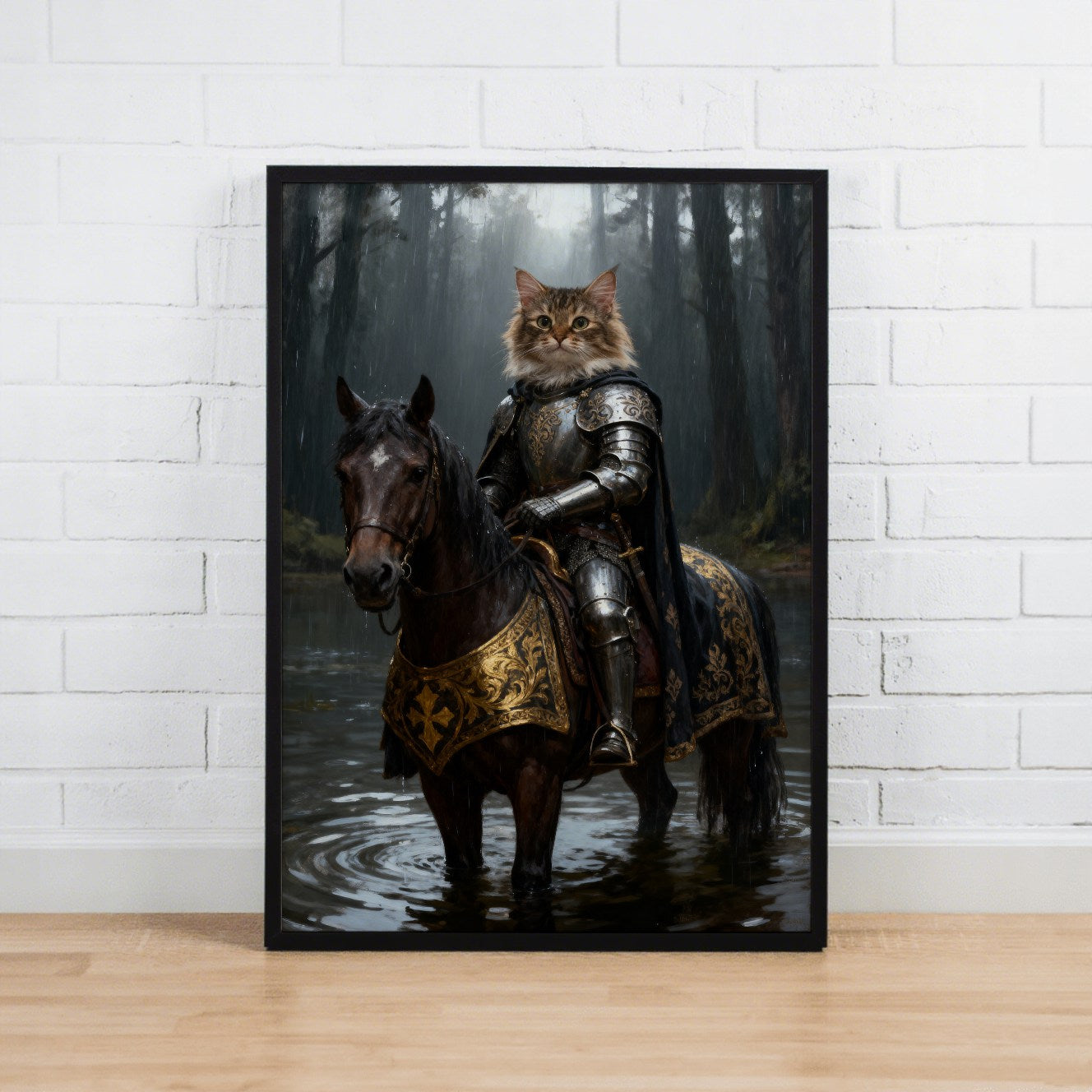 Knight Warrior – Pet Lenticular Portrait