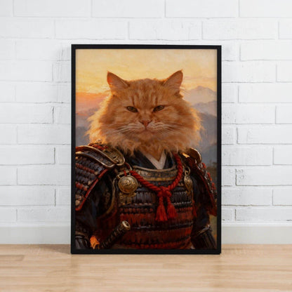 Samurai Spirit – Custom Pet Lenticular Portrait