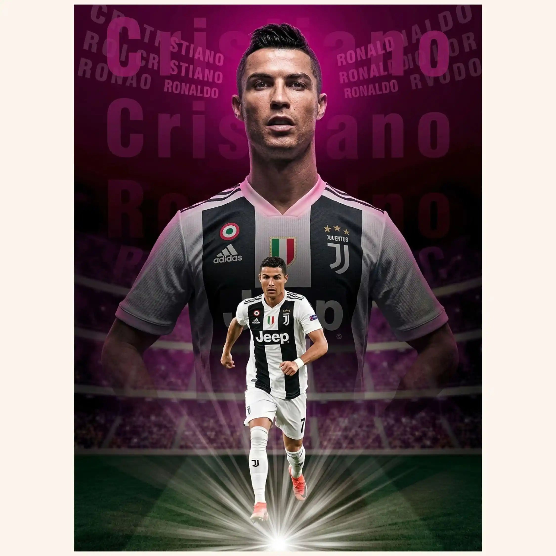 The Eternal Legend – Football Lenticular Portrait
