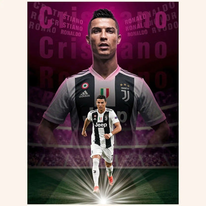 The Eternal Legend – Football Lenticular Portrait