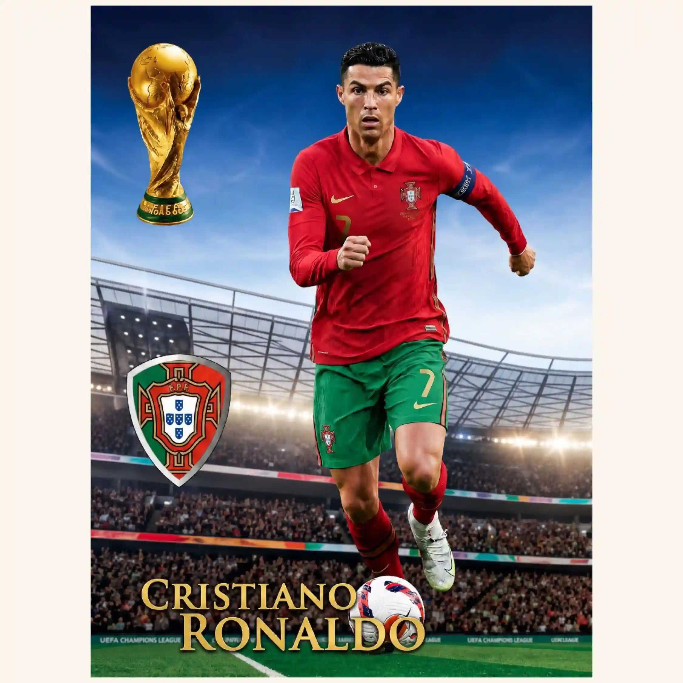The Eternal Legend – Football Lenticular Portrait