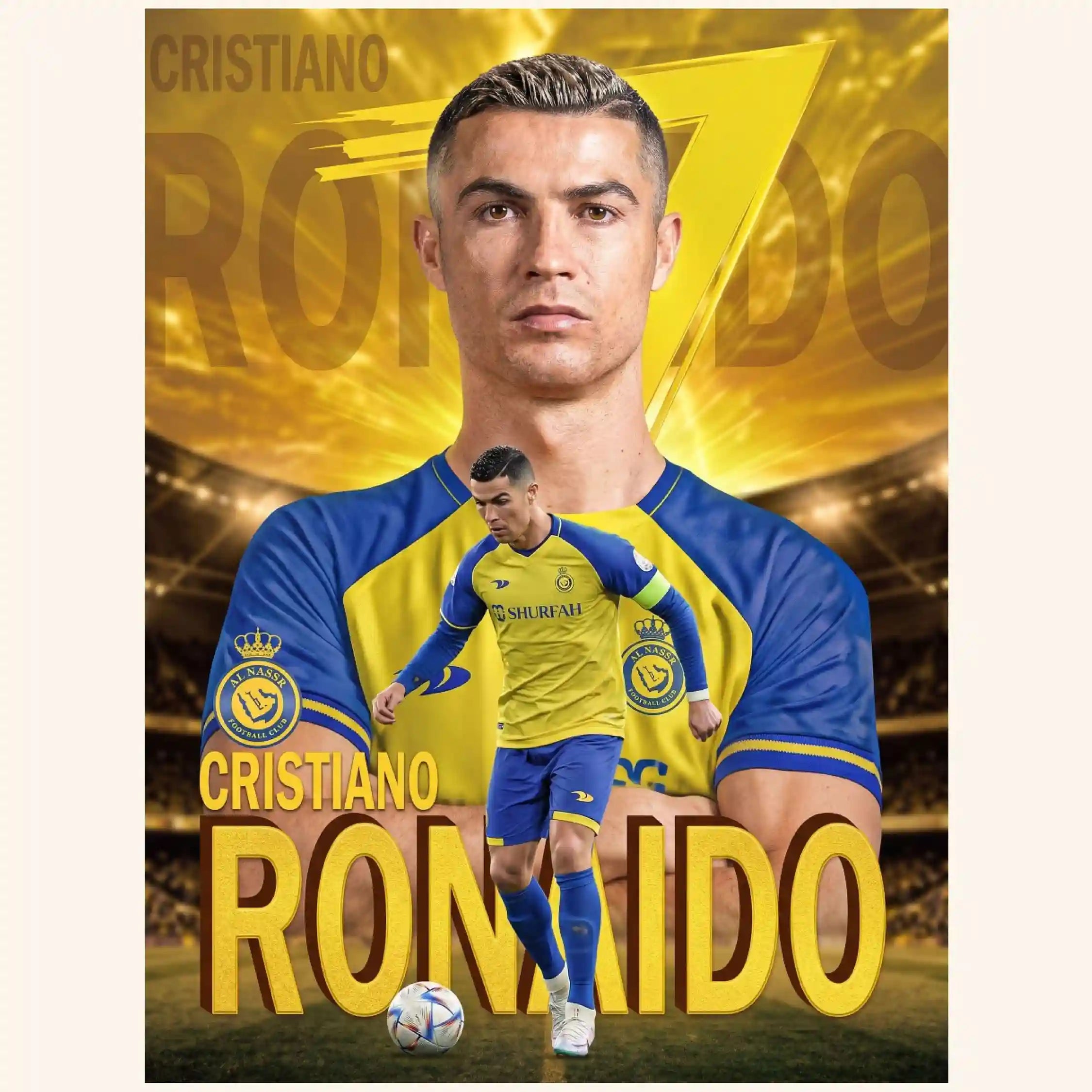 The Eternal Legend – Football Lenticular Portrait