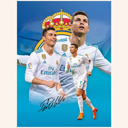 The Eternal Legend – Football Lenticular Portrait