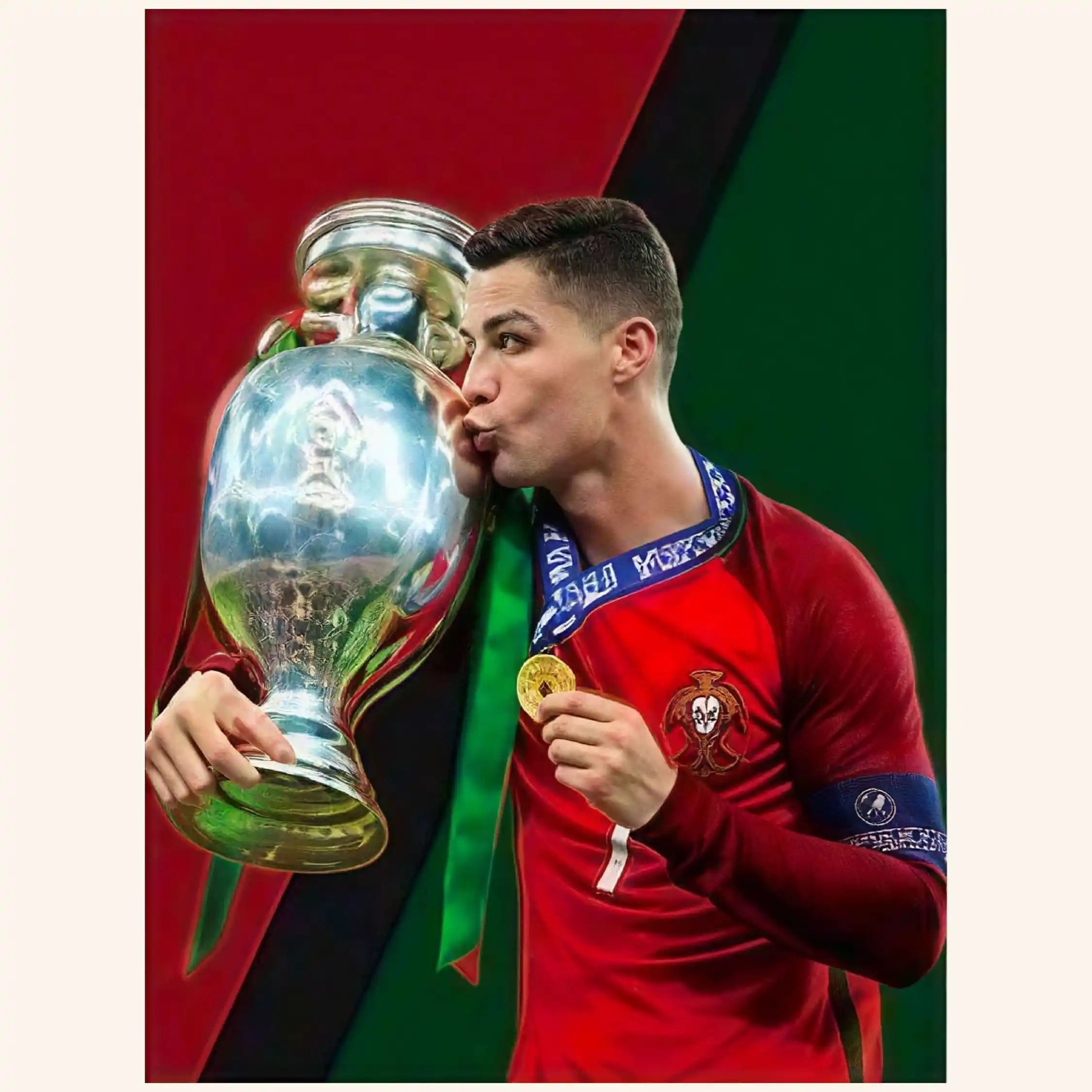 The Eternal Legend – Football Lenticular Portrait